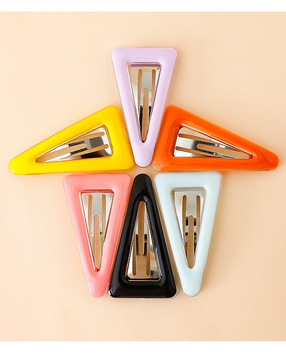 Babyhug Snap Clips Pack of 6 - Multicolor