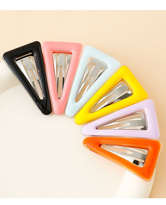 Babyhug Snap Clips Pack of 6 - Multicolor