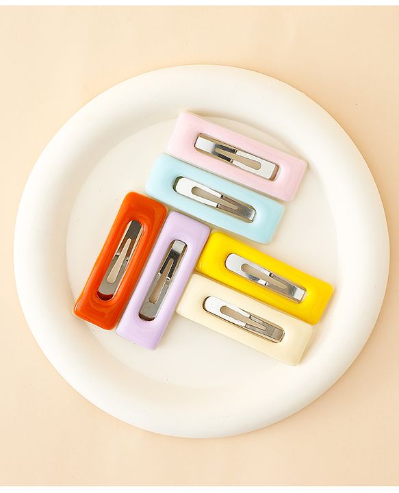 Babyhug Snap Clips Pack of 6 - Multicolor