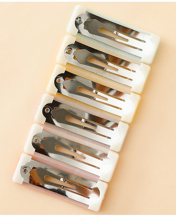 Babyhug Snap Clips Pack of 6 - Multicolor