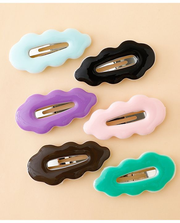 Babyhug Snap Clips Pack of 6 - Multicolor