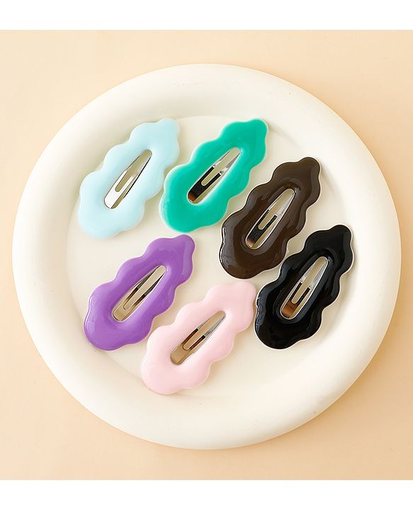 Babyhug Snap Clips Pack of 6 - Multicolor