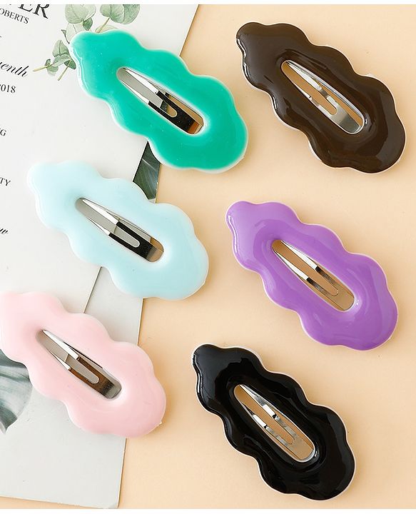 Babyhug Snap Clips Pack of 6 - Multicolor
