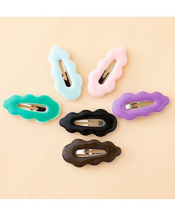 Babyhug Snap Clips Pack of 6 - Multicolor