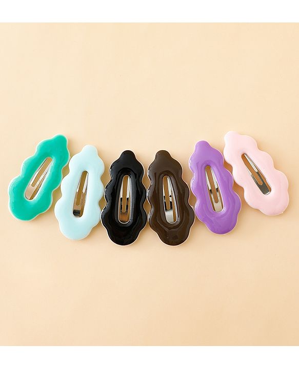 Babyhug Snap Clips Pack of 6 - Multicolor