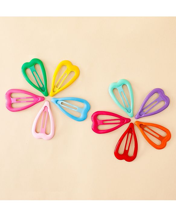 Babyhug Free Size Snap Clips Pack of 10 - Multicolor