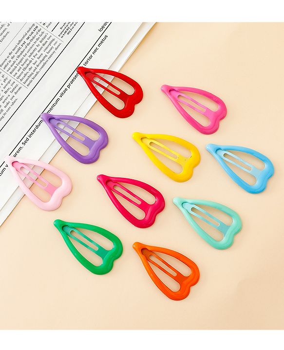 Babyhug Free Size Snap Clips Pack of 10 - Multicolor