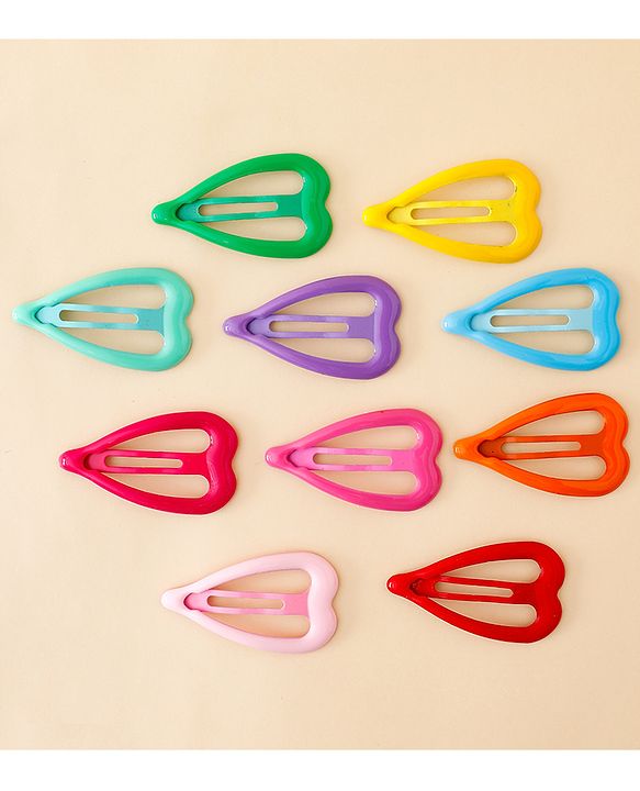Babyhug Free Size Snap Clips Pack of 10 - Multicolor