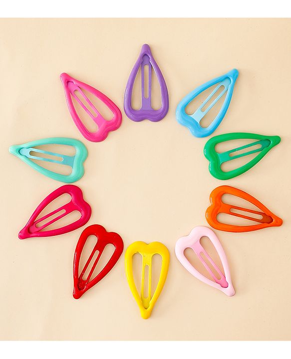 Babyhug Free Size Snap Clips Pack of 10 - Multicolor