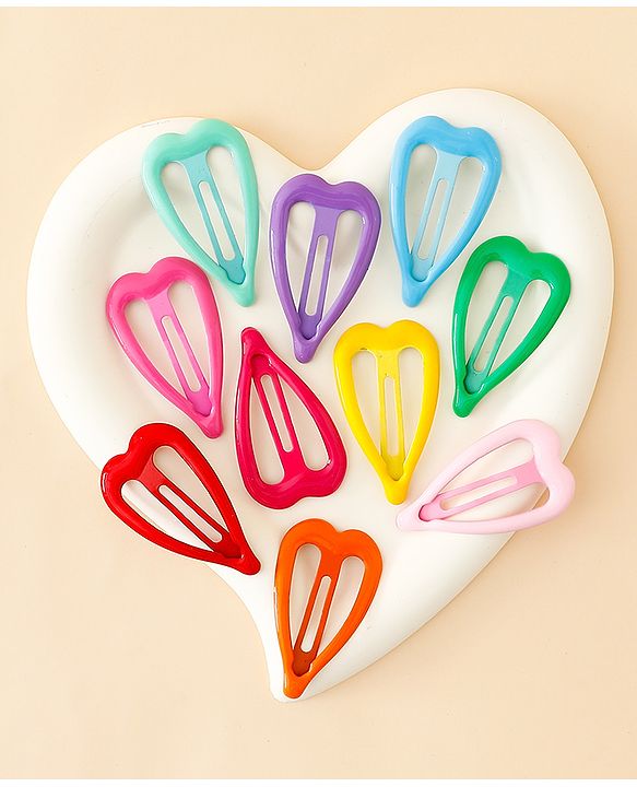 Babyhug Free Size Snap Clips Pack of 10 - Multicolor