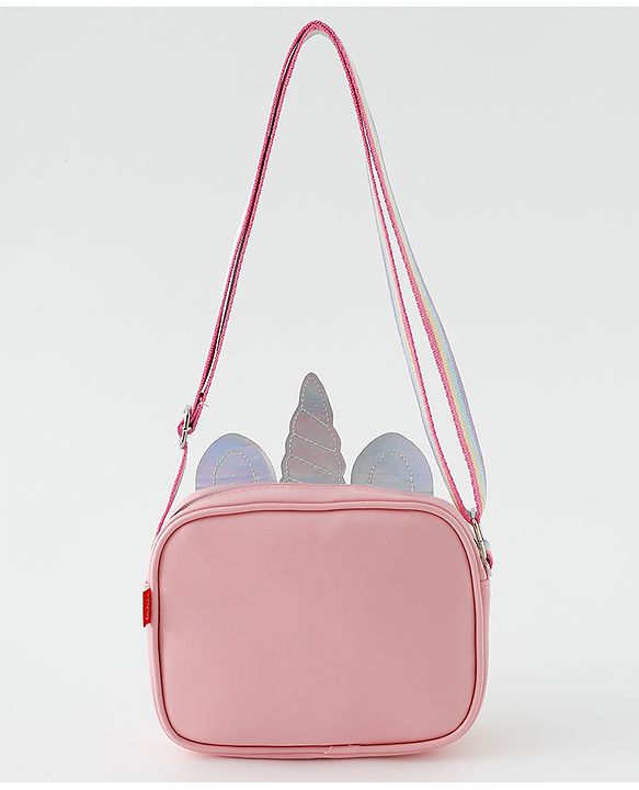 Babyhug Sling Bag with Unicorn Design - Multicolor