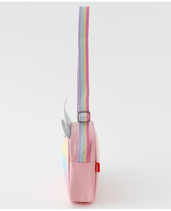 Babyhug Sling Bag with Unicorn Design - Multicolor