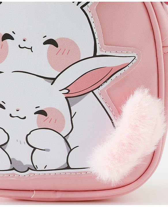 Babyhug Free Size Sling Bag With Bunny Design - Pink