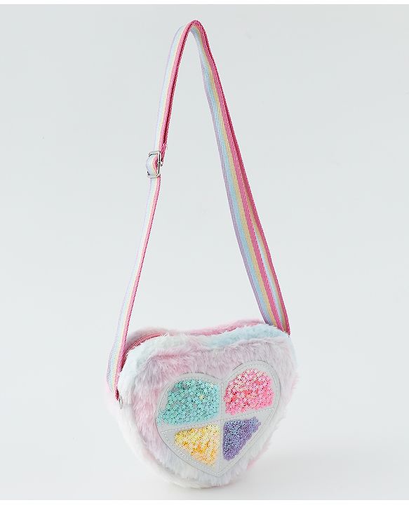 Babyhug Free Size Sling Bag With Heart Design - Multicolour
