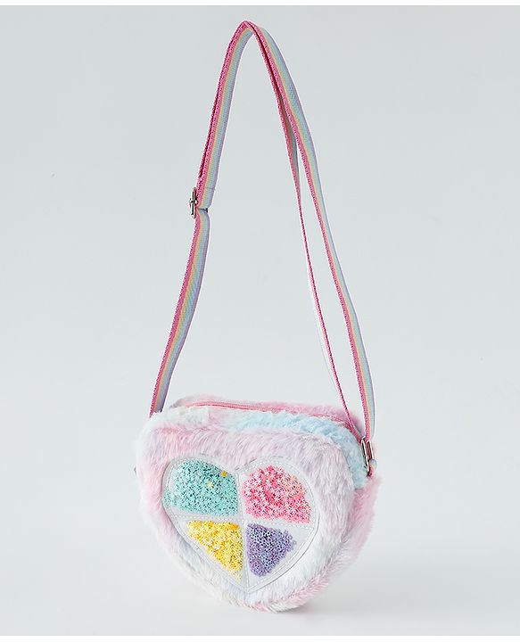 Babyhug Free Size Sling Bag With Heart Design - Multicolour