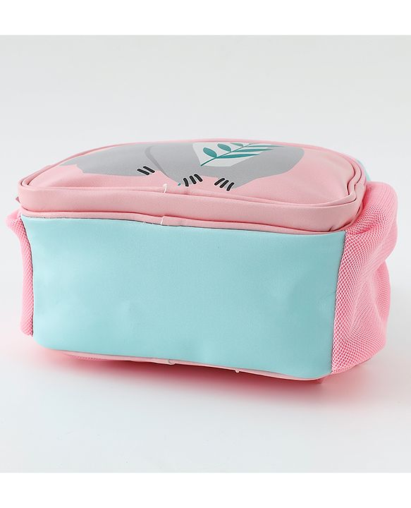 Babyhug Free Size Fashion Backpacks With Koala Design - Blue & Pink