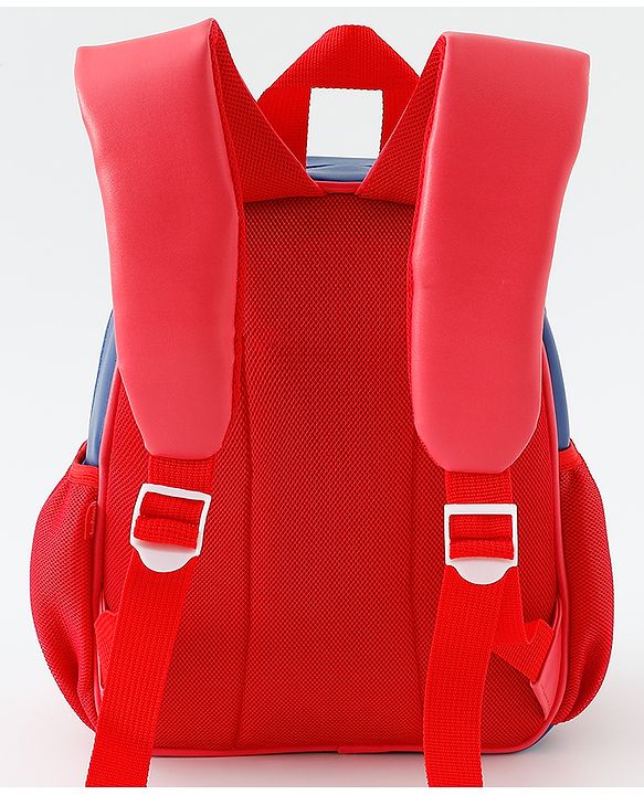 Babyhug Free Size Fashion Backpacks With Panda Design - Navy Blue & Pink