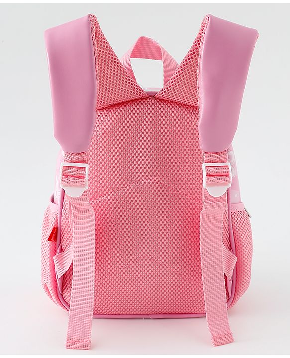 Babyhug Free Size Fashion Backpacks With Butterfly Design & Applique - Multicolour