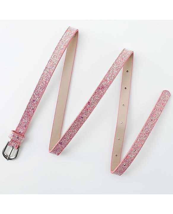 Babyhug Belt with Glitter Detailing Free Size - Pink