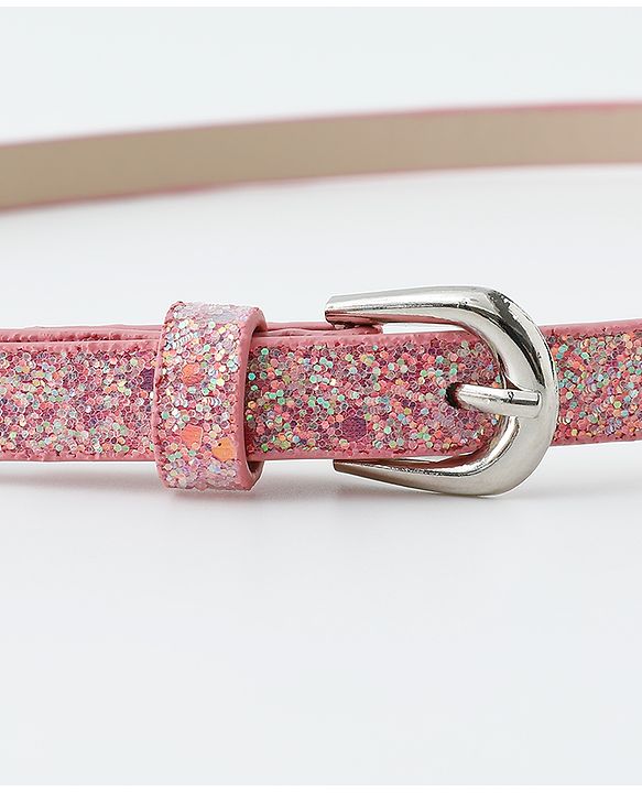 Babyhug Belt with Glitter Detailing Free Size - Pink