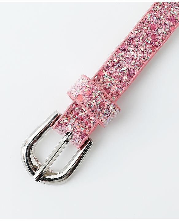 Babyhug Belt with Glitter Detailing Free Size - Pink