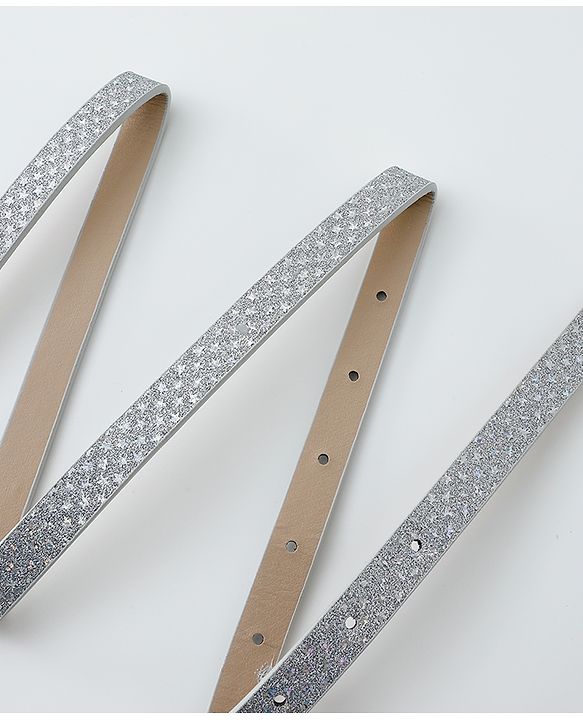 Babyhug Belt with Star Detailing - Sliver