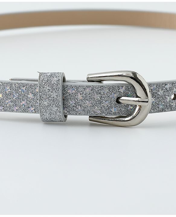 Babyhug Belt with Star Detailing - Sliver