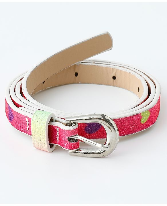 Babyhug Belt with Heart Print - Multicolor