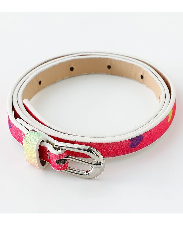 Babyhug Belt with Heart Print - Multicolor