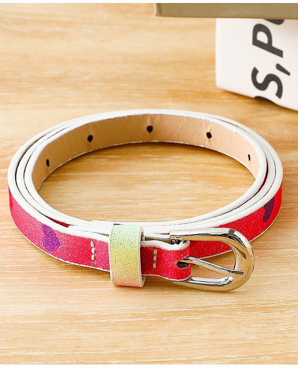Babyhug Belt with Heart Print - Multicolor