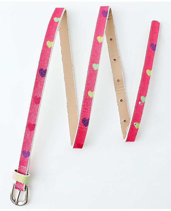 Babyhug Belt with Heart Print - Multicolor
