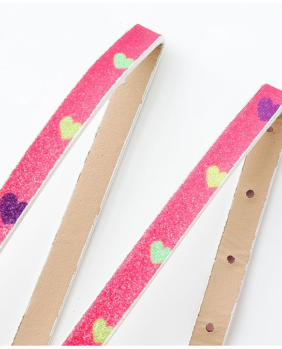Babyhug Belt with Heart Print - Multicolor