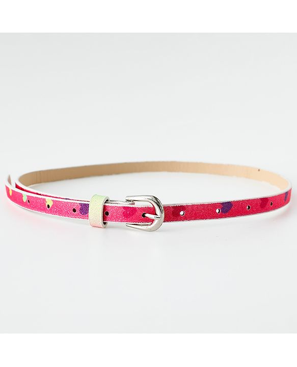 Babyhug Belt with Heart Print - Multicolor