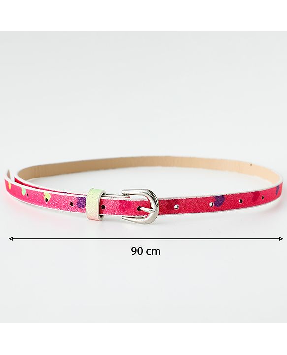 Babyhug Belt with Heart Print - Multicolor