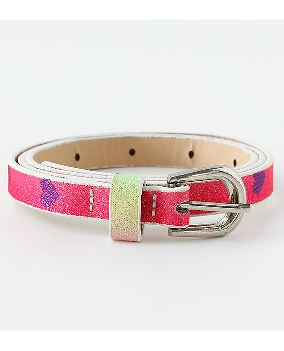 Babyhug Belt with Heart Print - Multicolor