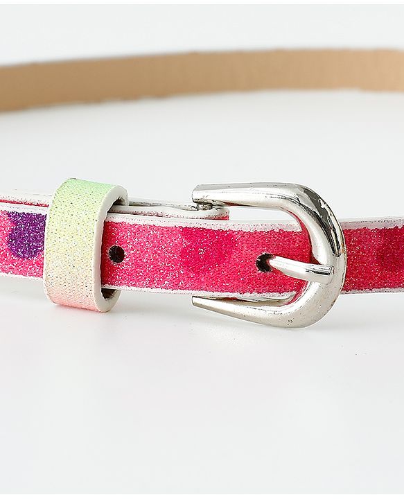 Babyhug Belt with Heart Print - Multicolor