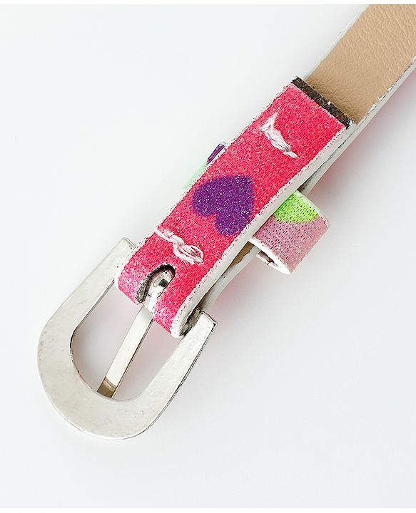 Babyhug Belt with Heart Print - Multicolor