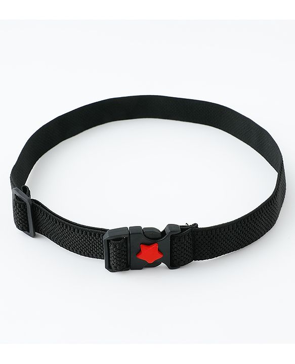 Babyhug Belt with Star on Buckle - Black