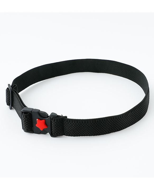 Babyhug Belt with Star on Buckle - Black