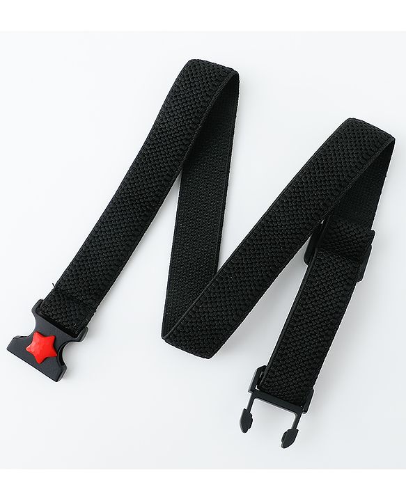 Babyhug Belt with Star on Buckle - Black