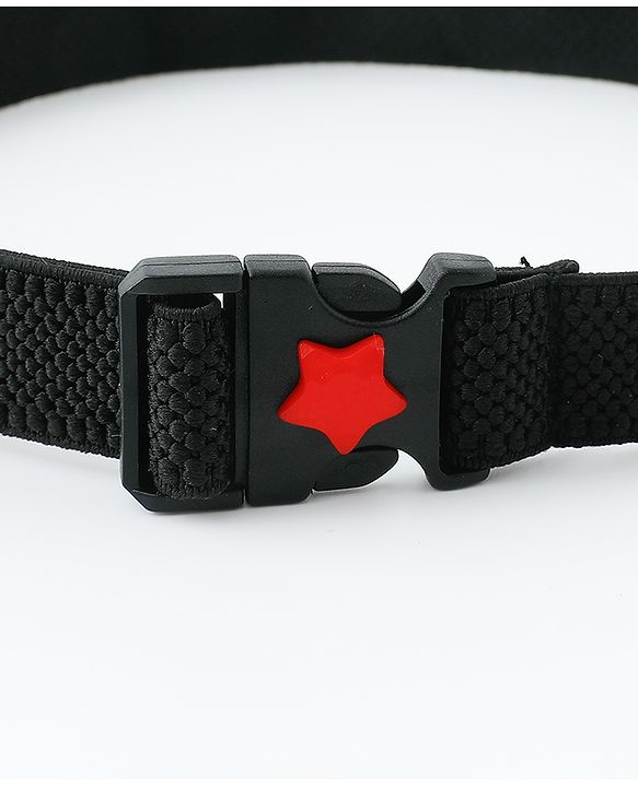 Babyhug Belt with Star on Buckle - Black