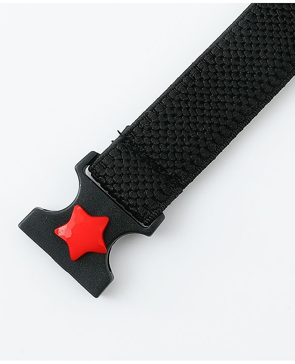 Babyhug Belt with Star on Buckle - Black