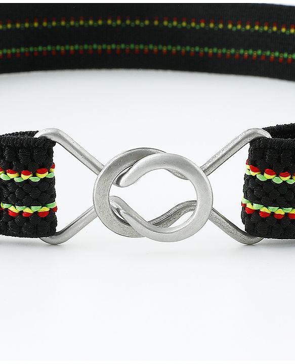 Babyhug Striped Belt - Black