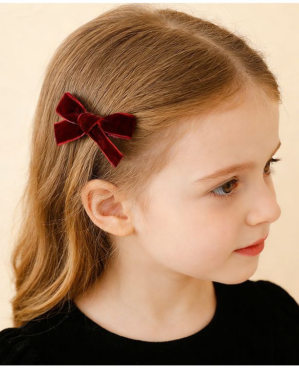 Babyhug Free Size Bow & Butterfly Clips Pack of 5 - Multicolor