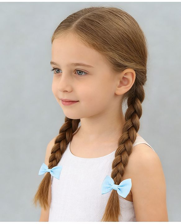 Babyhug Free Size Bow & Butterfly Clips Pack of 2 - Multicolor