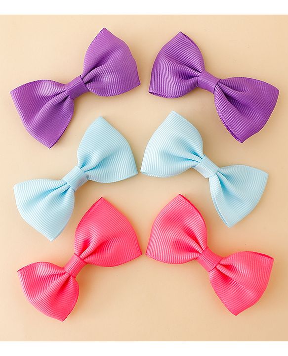 Babyhug Free Size Bow & Butterfly Clips Pack of 2 - Multicolor