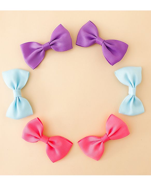 Babyhug Free Size Bow & Butterfly Clips Pack of 2 - Multicolor