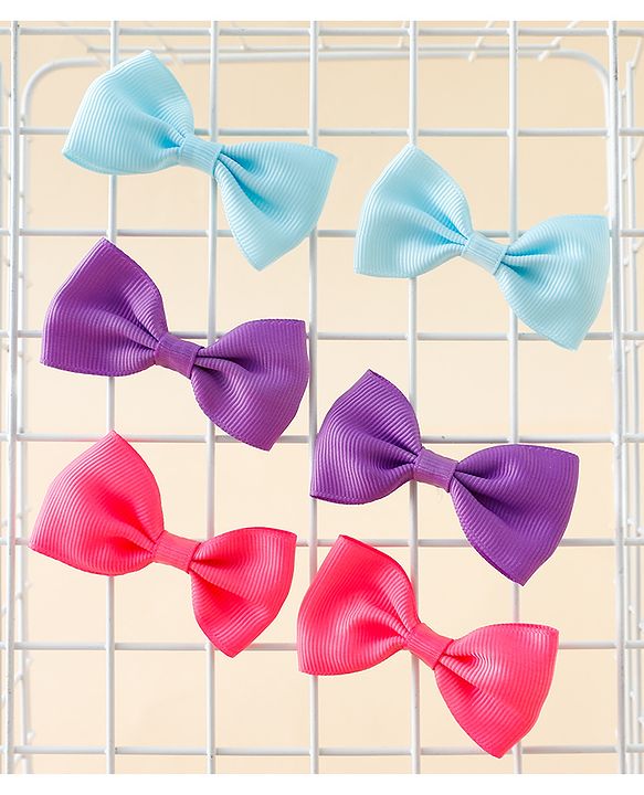 Babyhug Free Size Bow & Butterfly Clips Pack of 2 - Multicolor