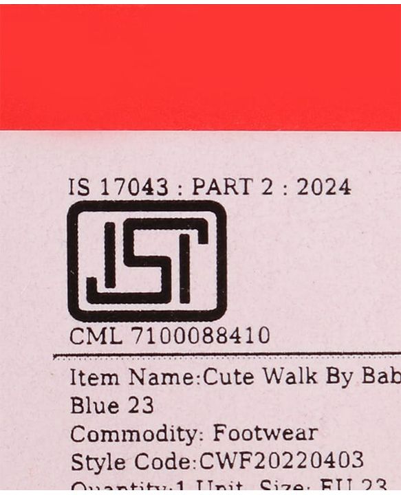 Cute Walk by Babyhug Velcro Closure Casual Shoes with Applique & Embroidery - Blue