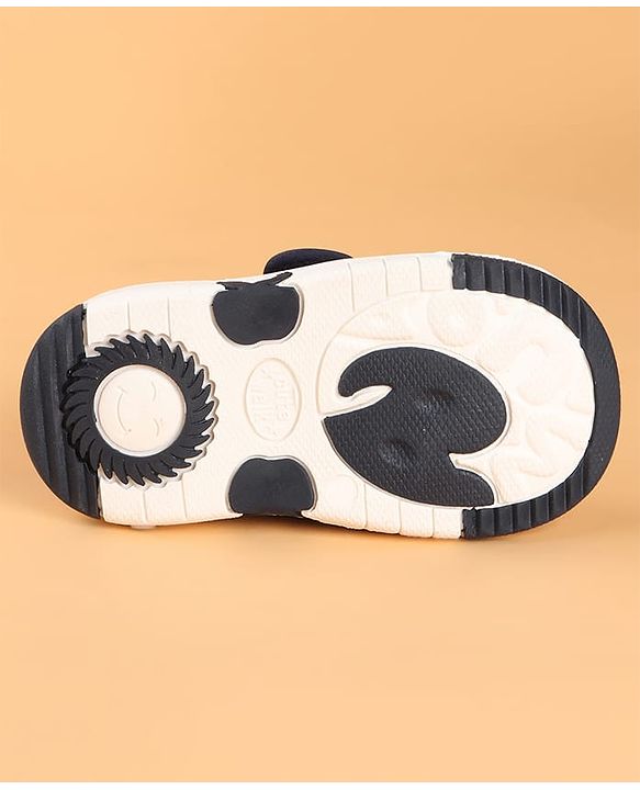 Cute Walk by Babyhug Velcro Closure Casual Shoes with Kitty & Heart Print - Navy Blue